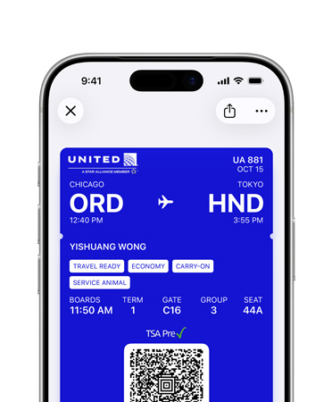 iPhone, top half of screen showing Digital ID stored in the Wallet app
