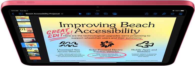 Keynote di iPad